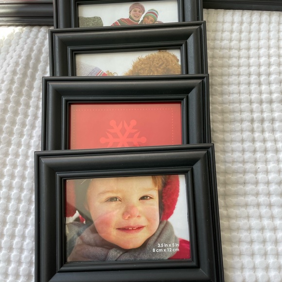 9 piece black picture frame set. - Picture 5 of 5